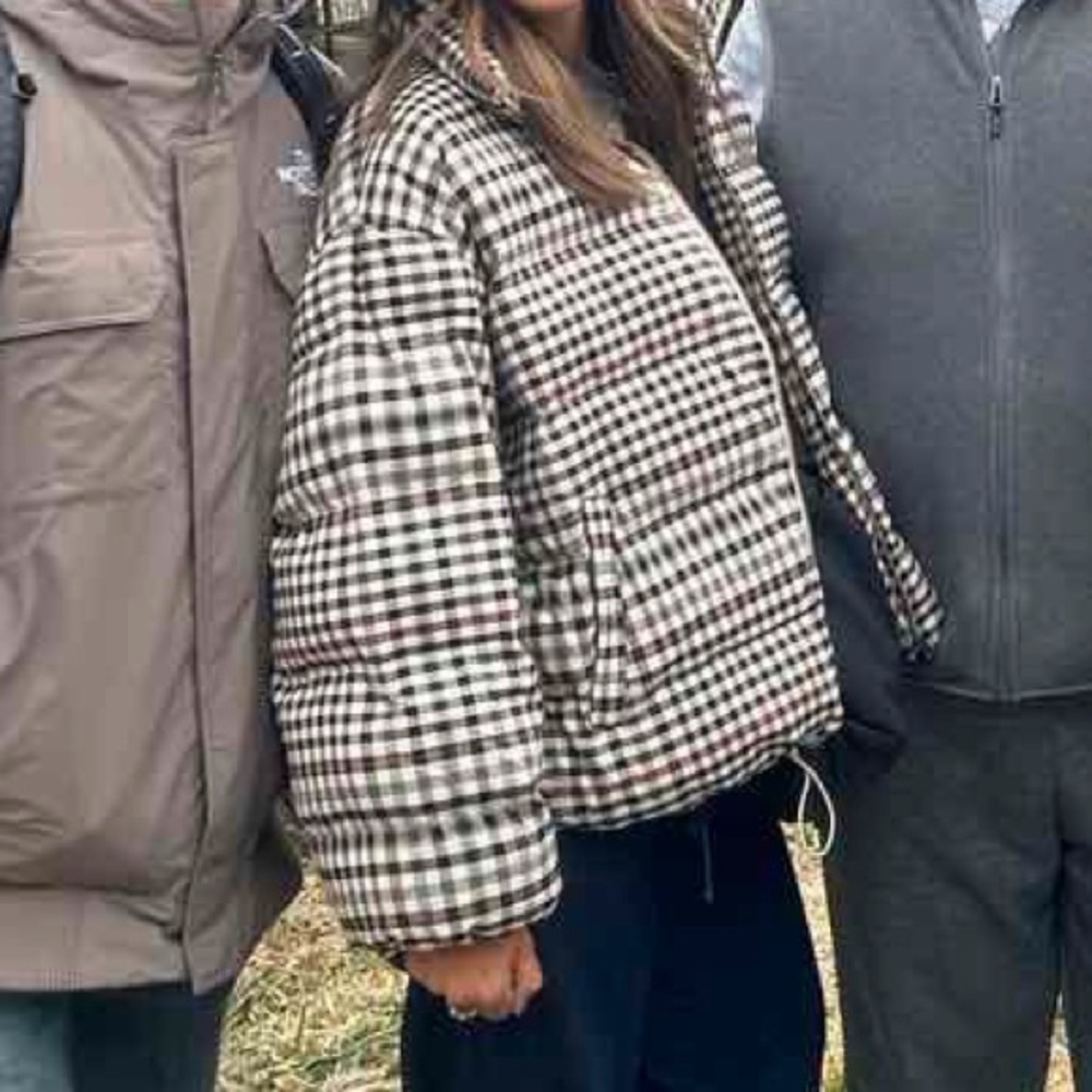 High neck puff jacket